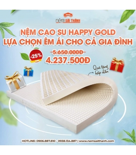 Nệm cao su Kim Cương Happy Gold