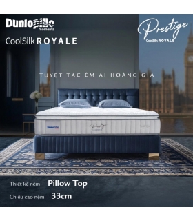Nệm lò xo Dunlopillo CoolSilk ROYALE Prestige